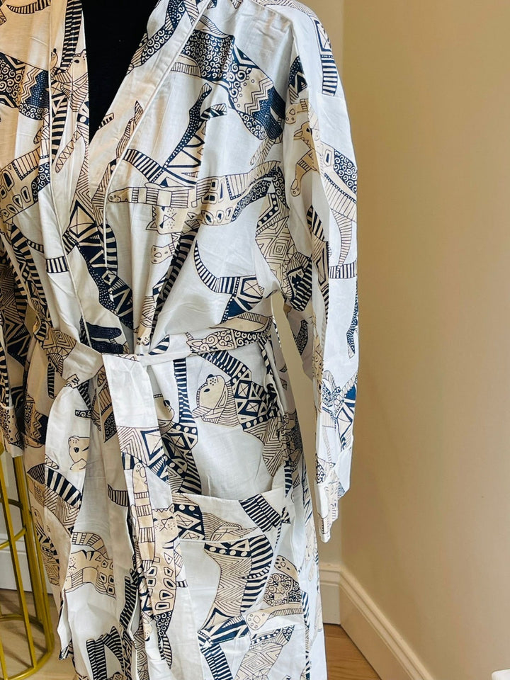 100% Cotton Kimono Robe
