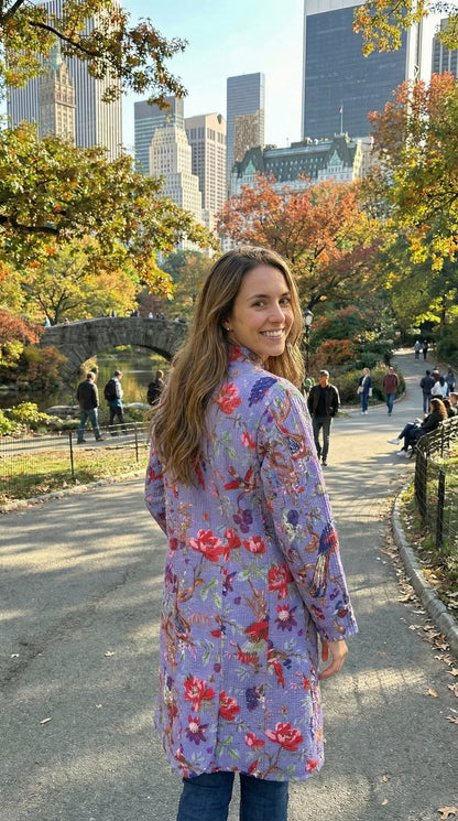 “Urban Blossom Coat”