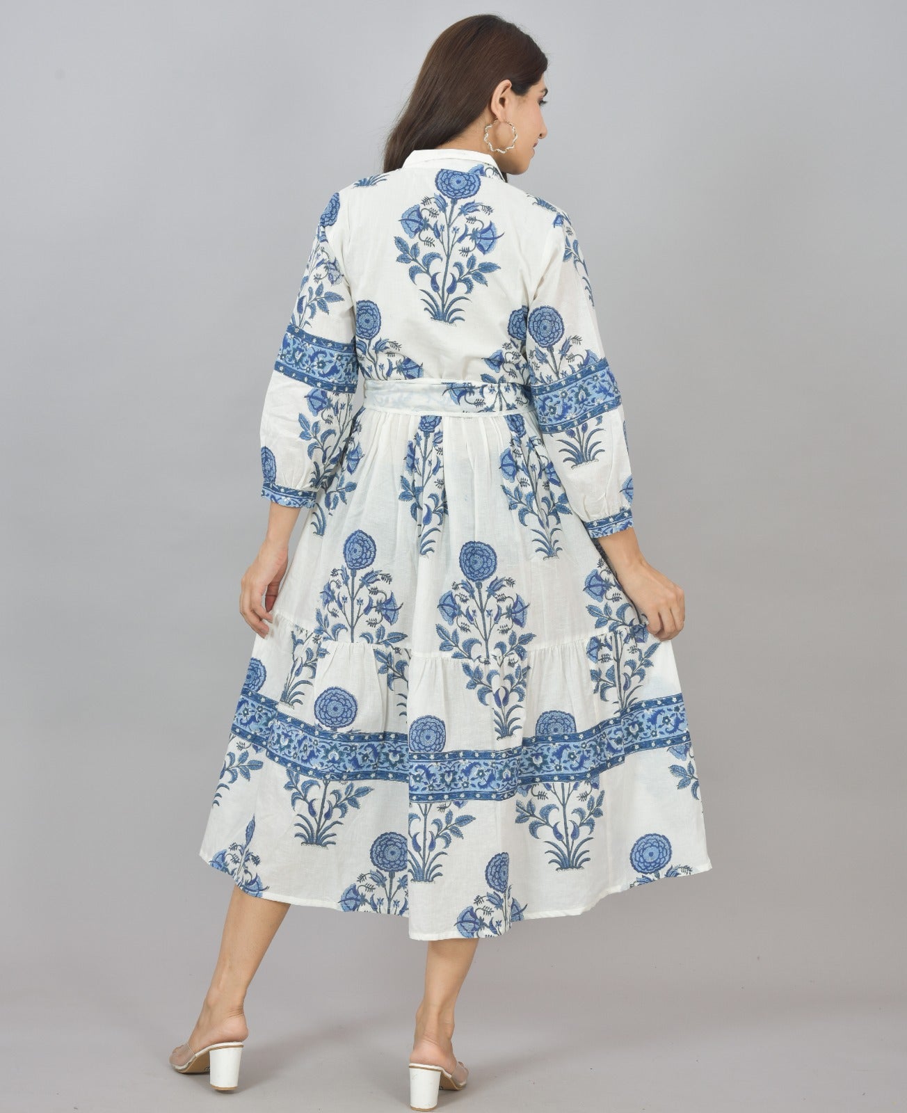 Hand Block Print Midi Dresses