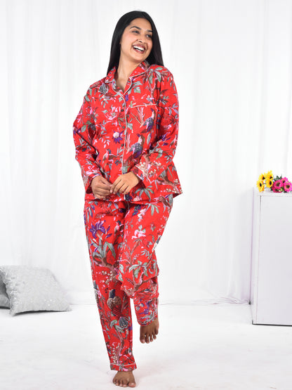 Long PJ Set - Red Sanctuary