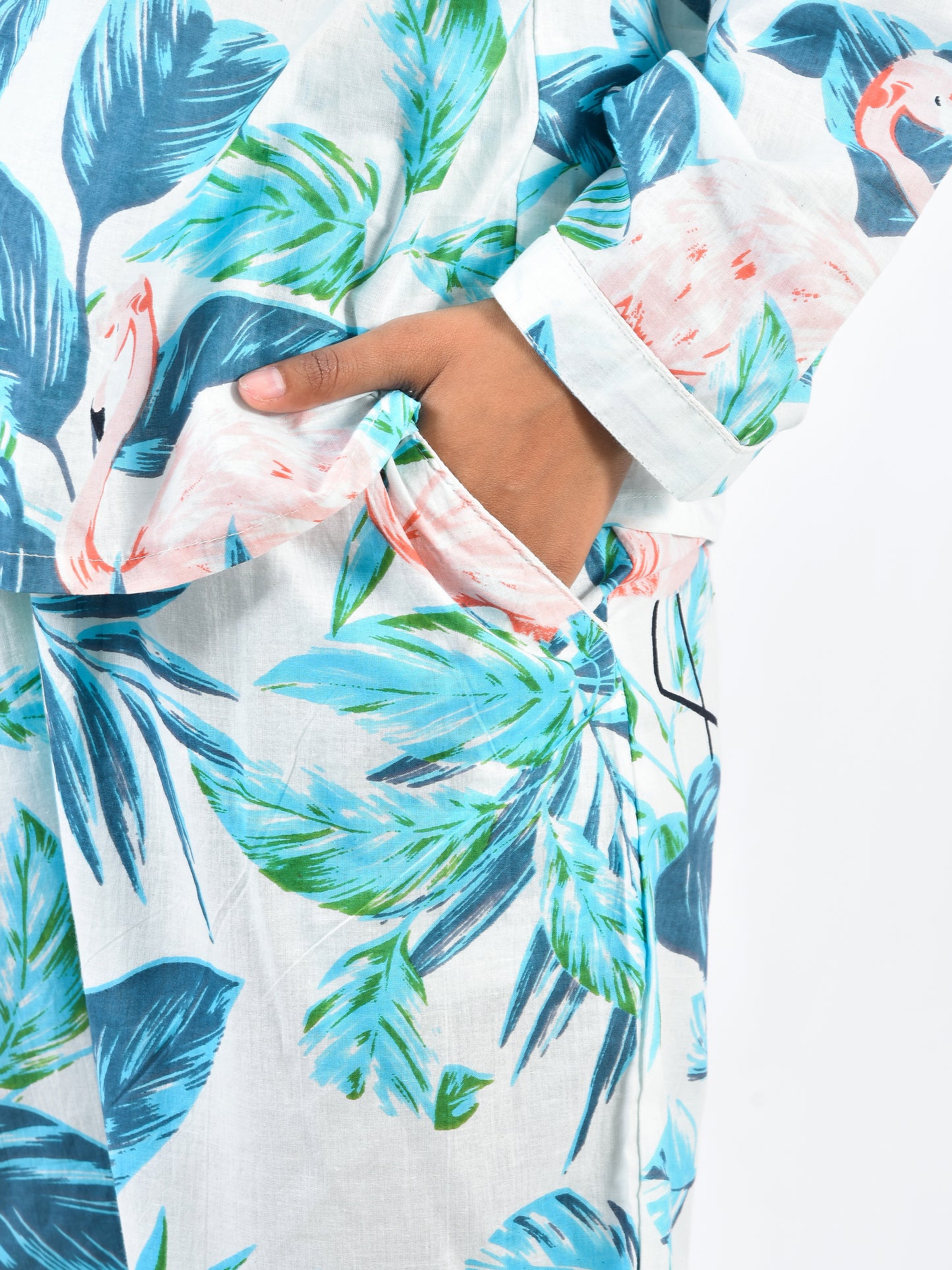 Hand Block Printed Long PJ Set