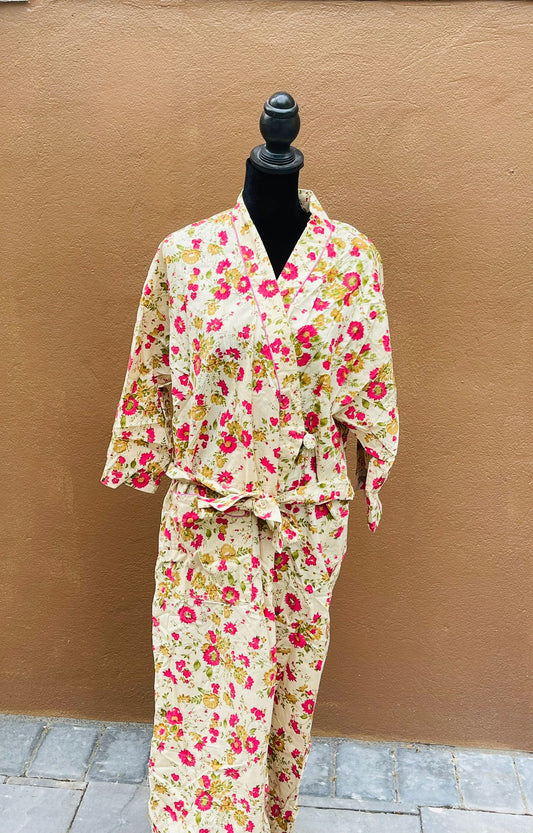 100% Cotton Kimono Robe
