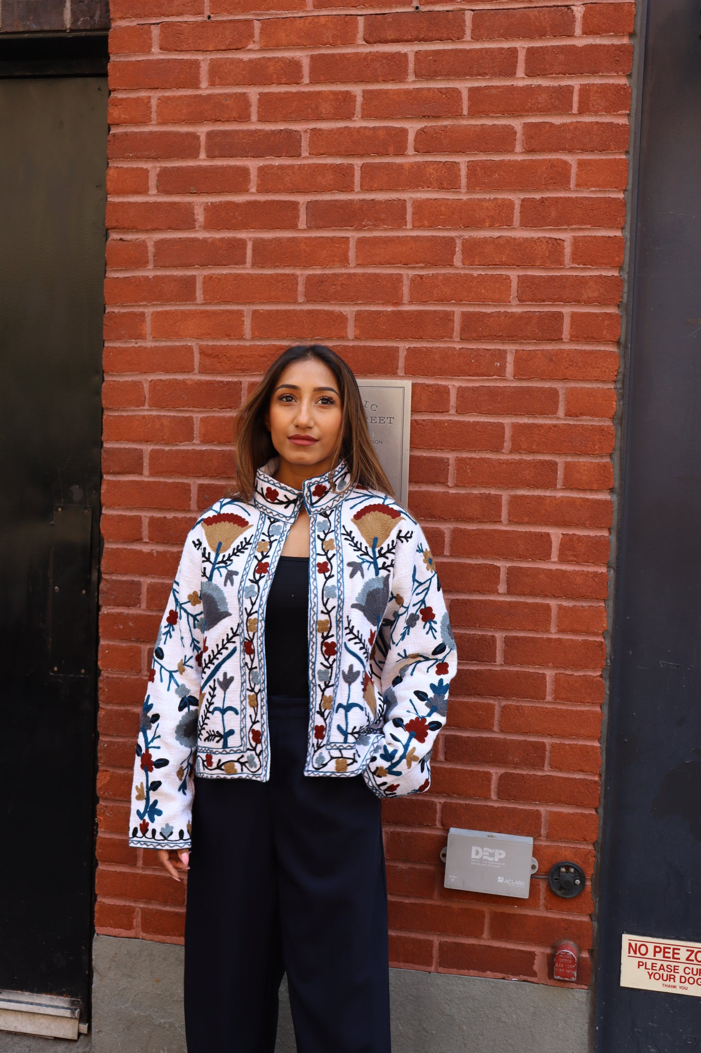 Suzani Jacket - White