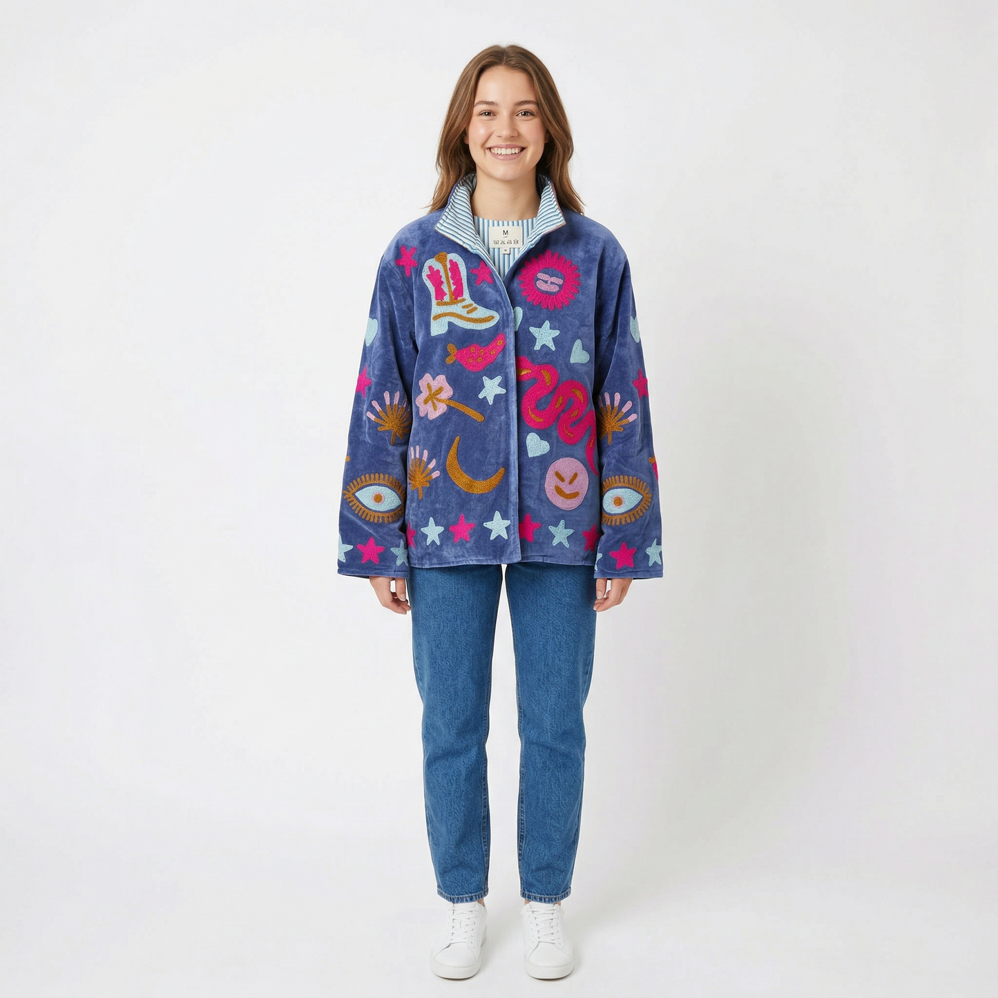 Blue Moon Rodeo Reversible Velvet Jacket