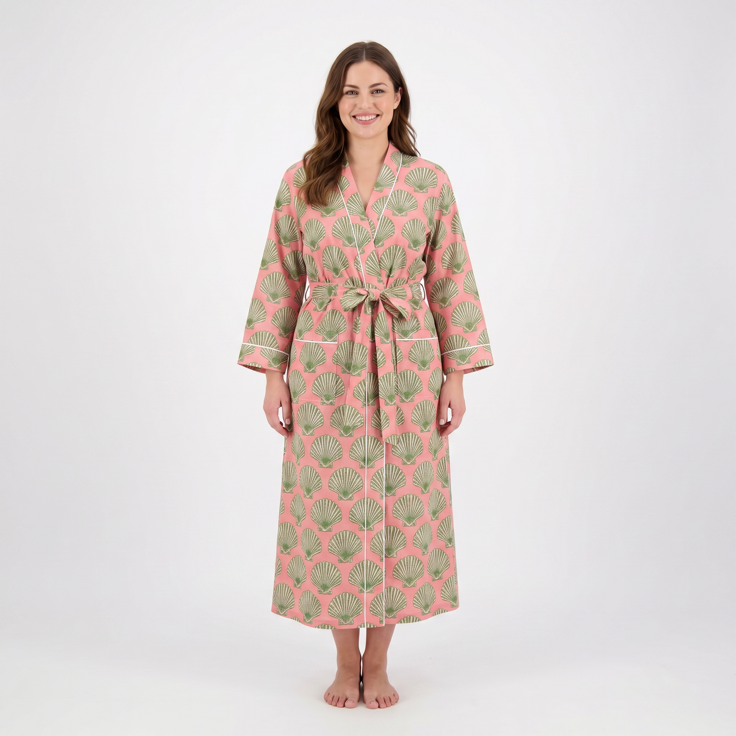 Pink Shell Robe
