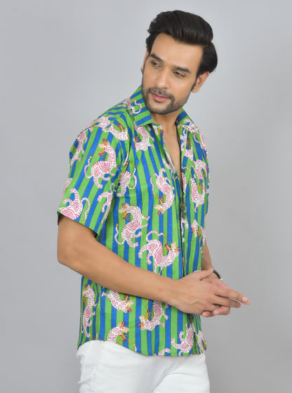 Hand Block Printed Cotton Shirt