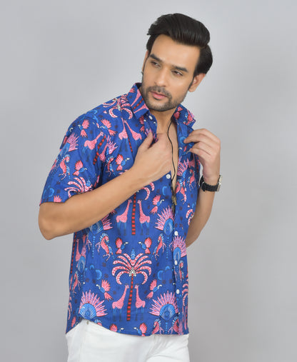 Hand Block Printed Cotton Shirt