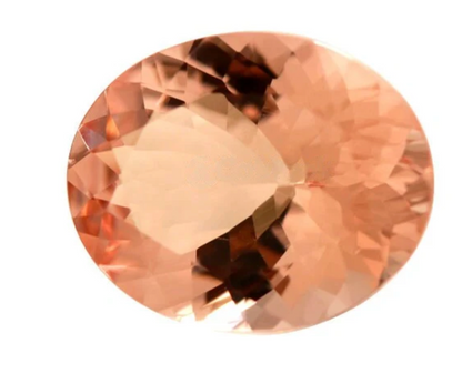 Natural Peach Morganite Oval Cut 8.53 Cts (MGOV011)