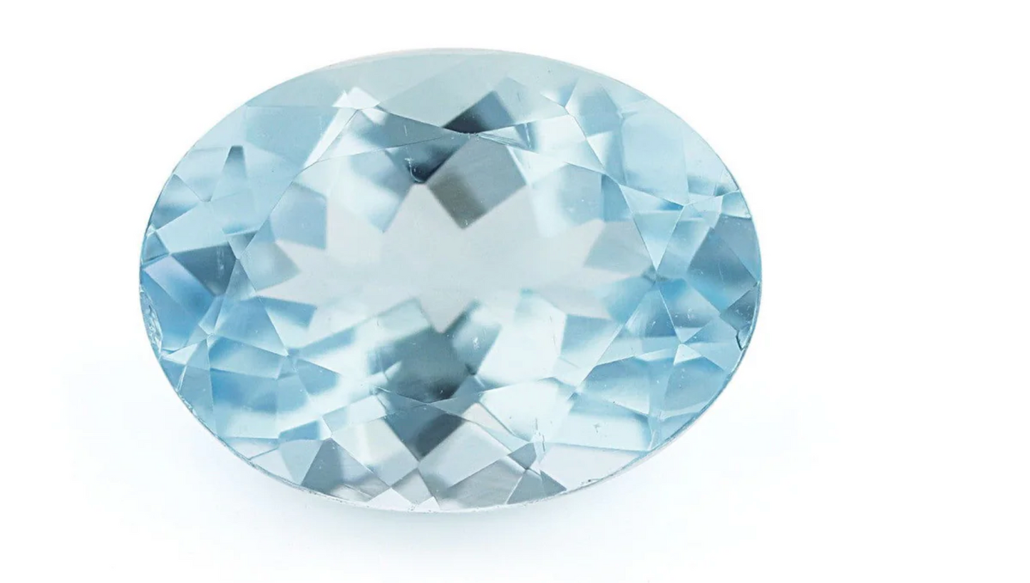 AA Grade Natural Aquamarine 8x6MM Oval 1.15 Ct (AOV - 118)