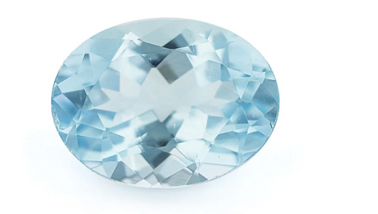 AA Grade Natural Aquamarine 8x6MM Oval 1.15 Ct (AOV - 118)