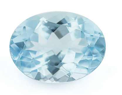 AA Grade Natural Aquamarine 8x6MM Oval 1.15 Ct (AOV - 118)