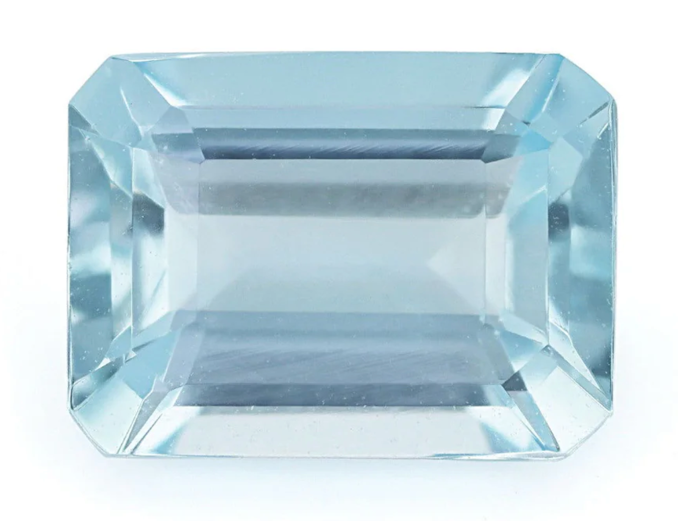 AAA Natural Aquamarine 11x9mm Emerald 3.92 Cts (AEM - 105)