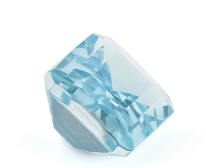 AAA Natural Aquamarine 11x9mm Emerald 3.92 Cts (AEM - 105)