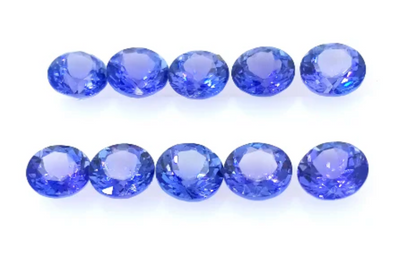 AAAA Natural VIVID Tanzanite Round 0.54 Cts (TZRD005)