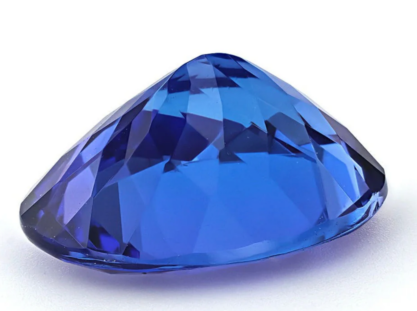 AAAA Natural VIVID Tanzanite Gemstone 9x11MM Oval 3.77 Cts (TZOV028)