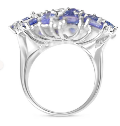 Tanzanite Cluster Ring (PJC0536R)
