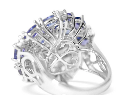 Tanzanite Cluster Ring (PJC0536R)