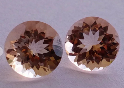 Natural Peach Morganite Gemstone - 9mm Round Shape 2.70 Cts (MGRD013)