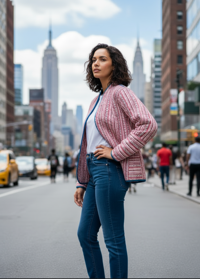 PINK Floral Reversible Jacket