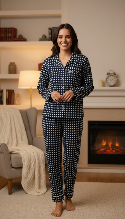 Midnight Snow PJ Set
