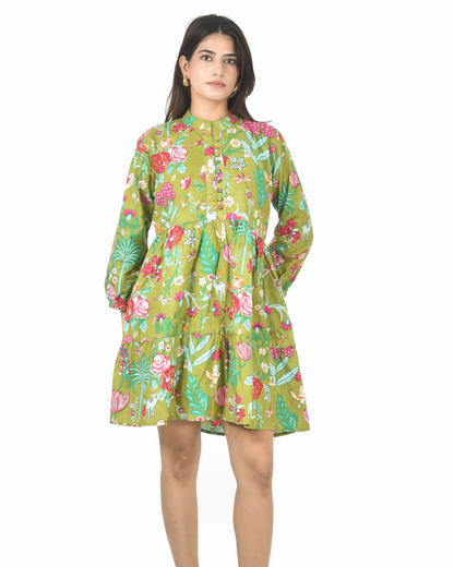 Verdant Bloom Tiered Mini