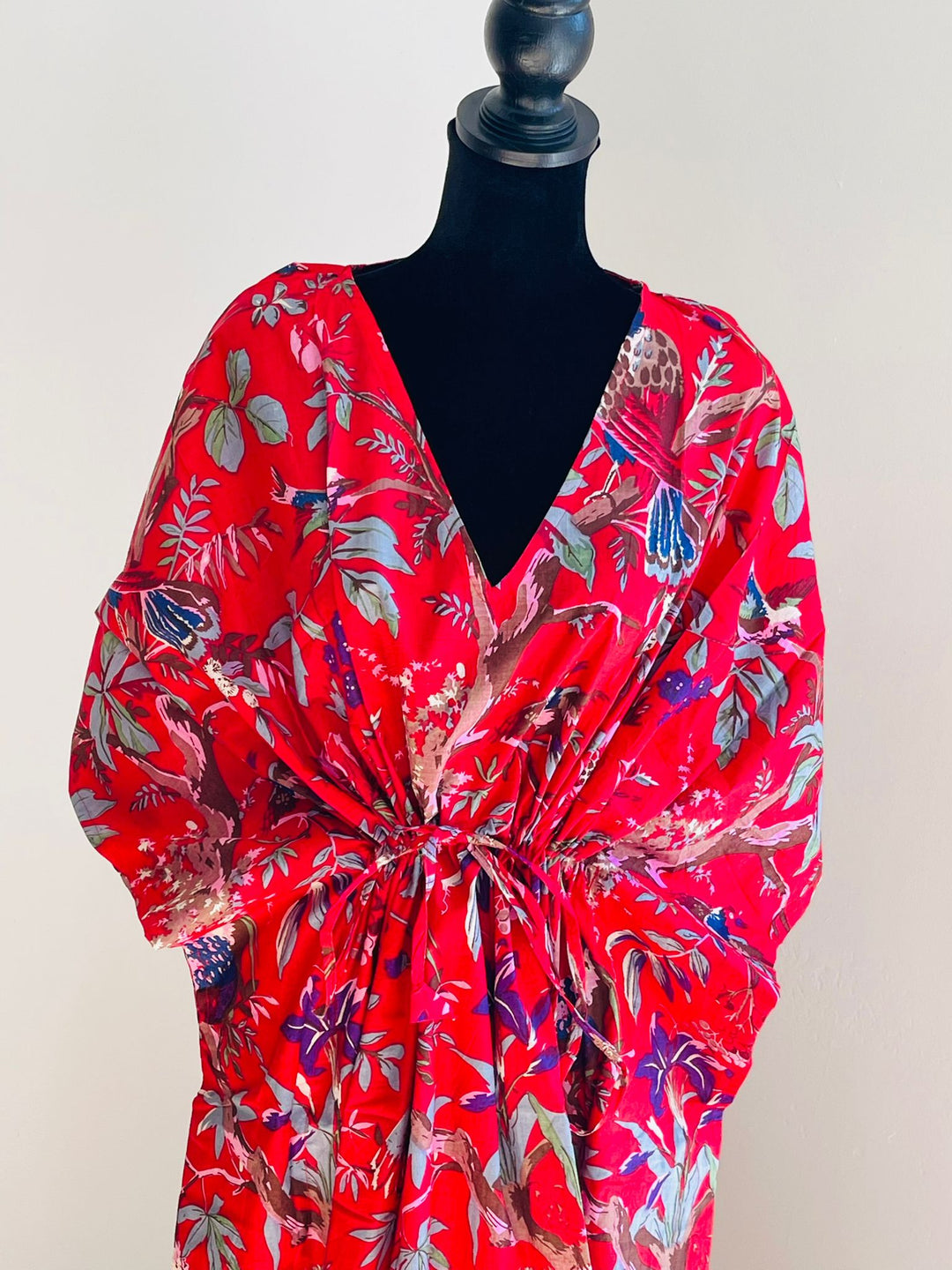 Hand-block Print Cotton Kaftan