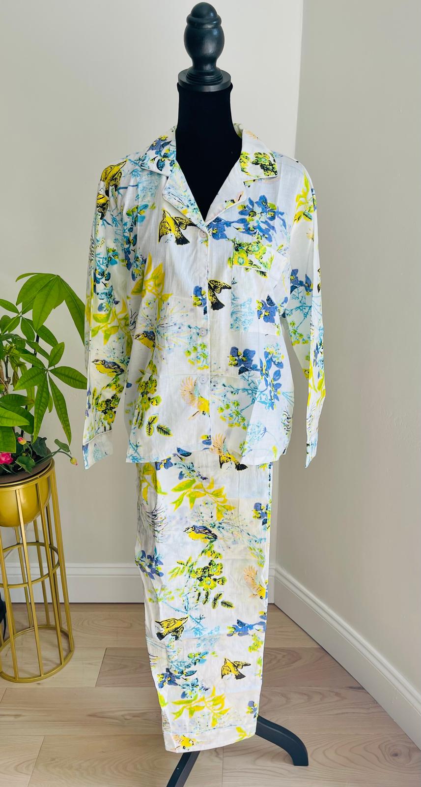 Nestled in Nature Pajama Set - Long