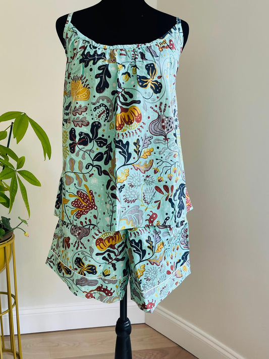 Sea Blue Short PJ Set