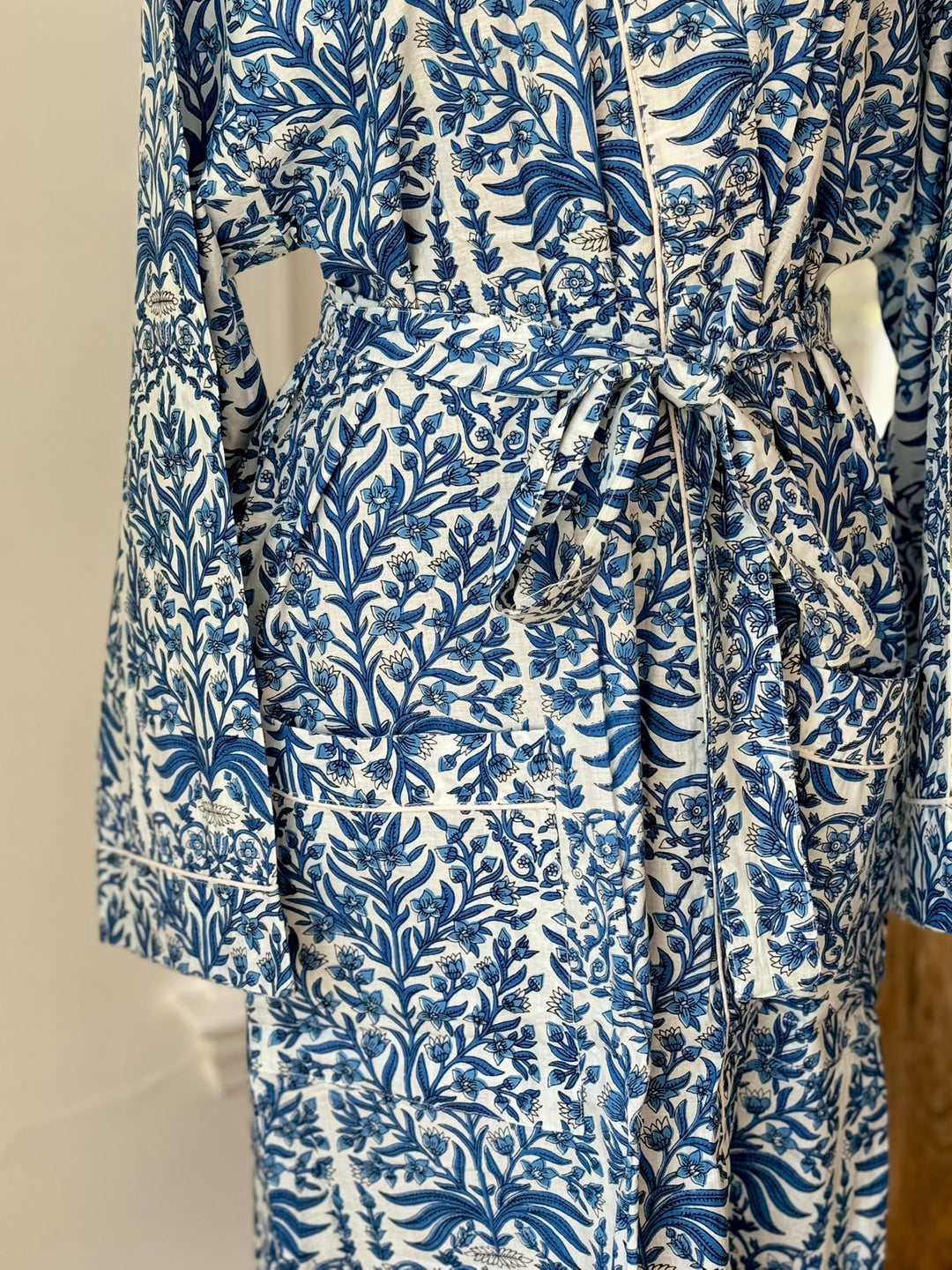 Hand Block Print Cotton Kimono Robes