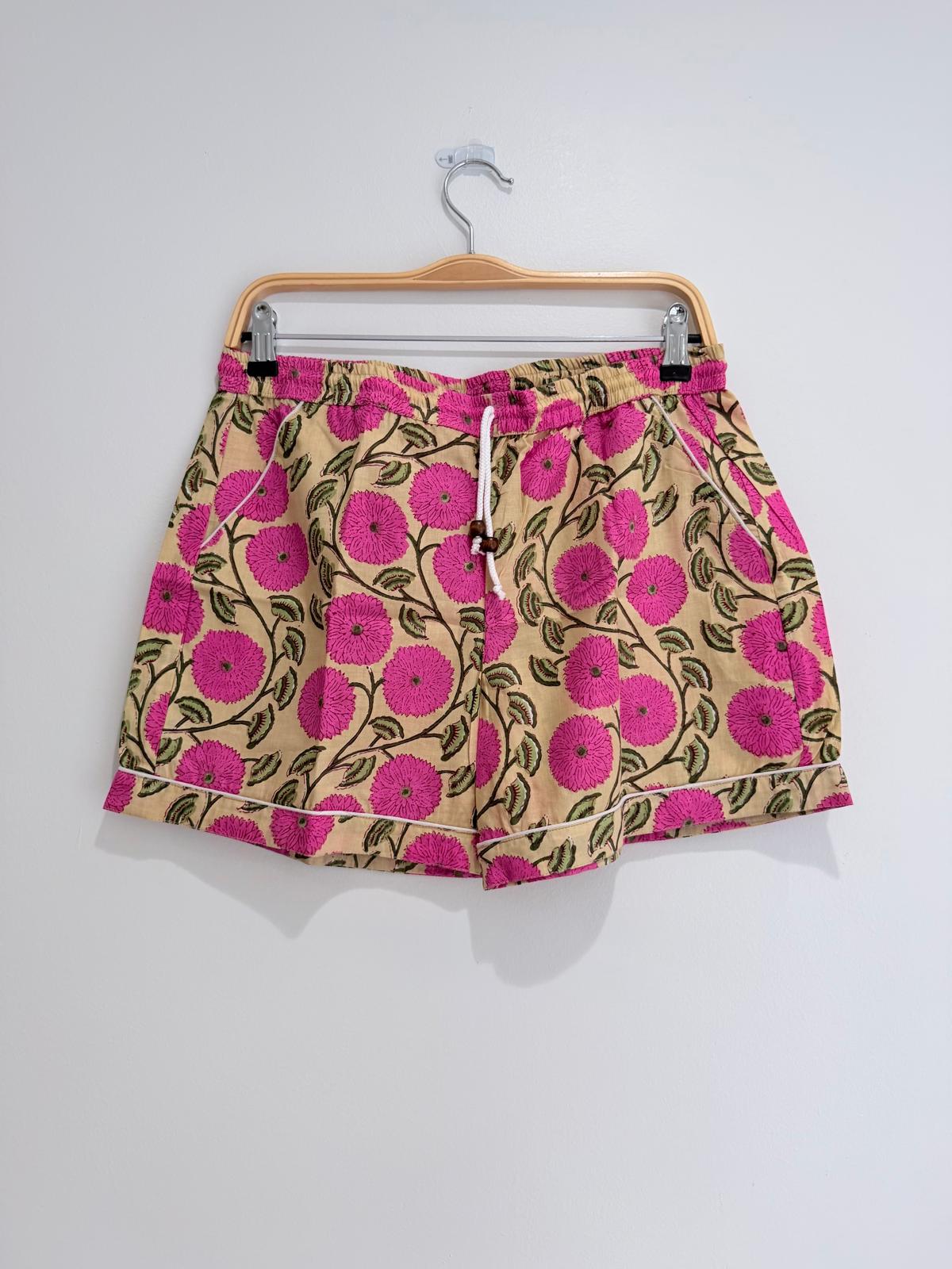 Pink Floral Short PJ