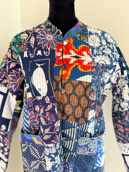 “Midnight Mosaic Coat”