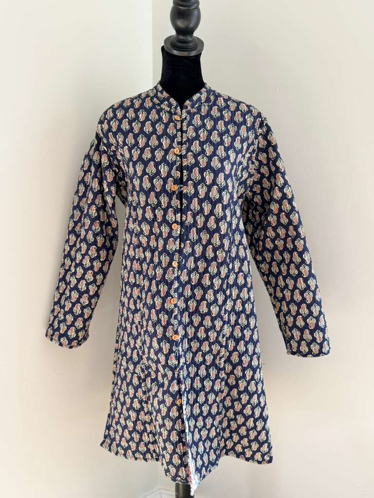 “Midnight Mosaic Coat”