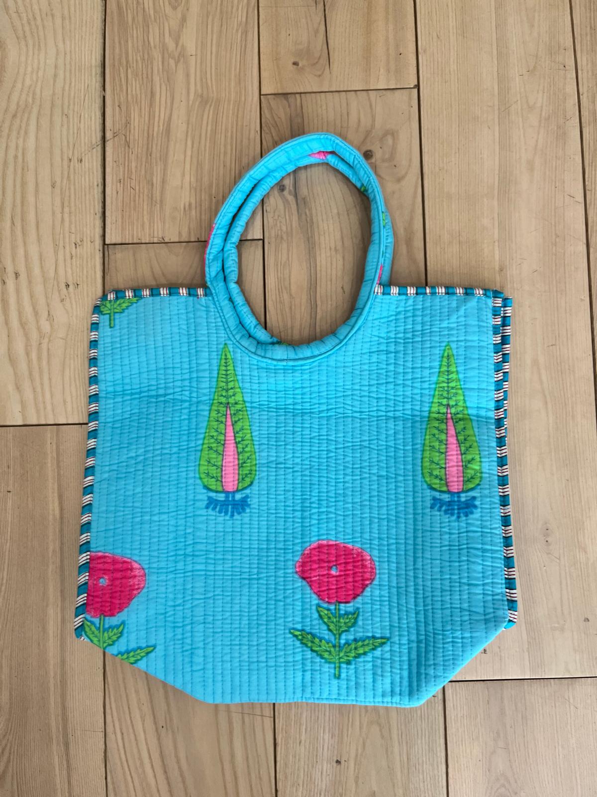 Skyblue Garden Tour Moon Bag