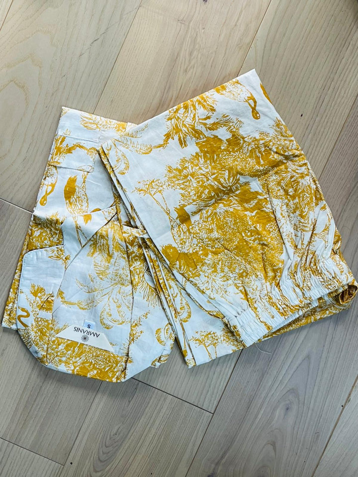 Yellow Long Pajama Set
