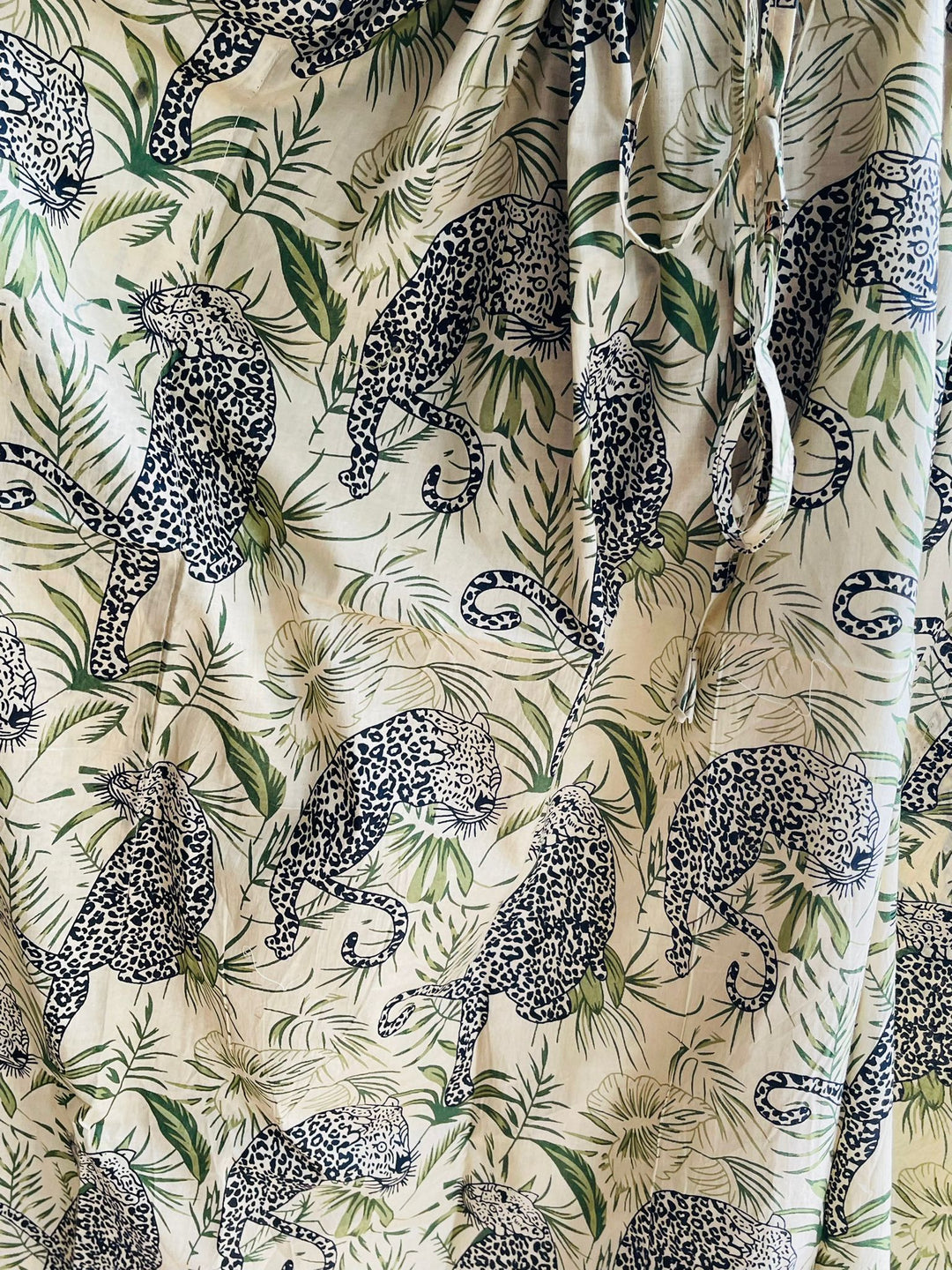 Hand Block-Print Cotton Kaftan