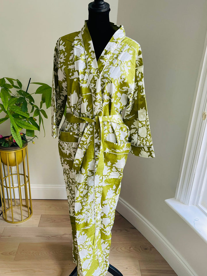 Floral Print Cotton Kimono- Perfect Gift for Bridesmaids