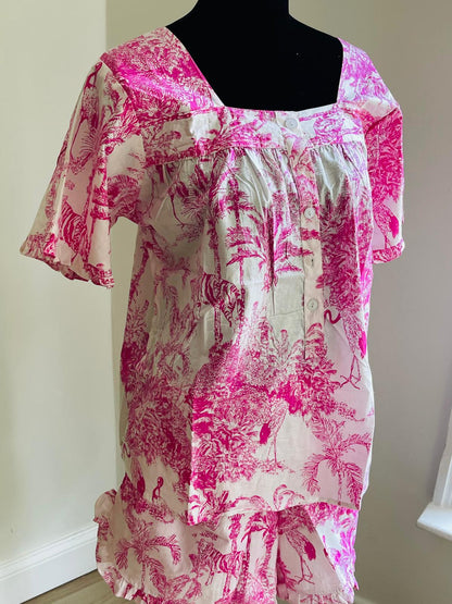 Short PJ Set in Blush Pink