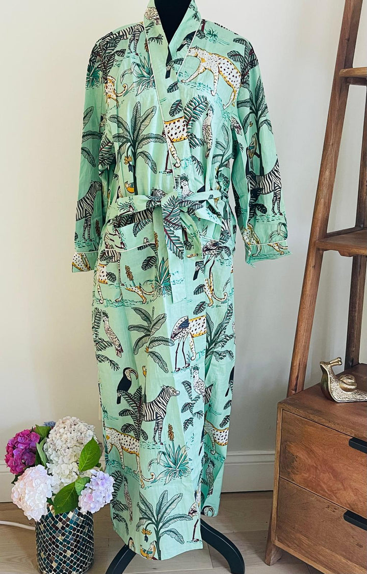 Floral Print Cotton Kimono- Perfect Gift for Bridesmaids