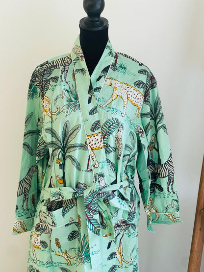 100% Cotton Kimono Robe