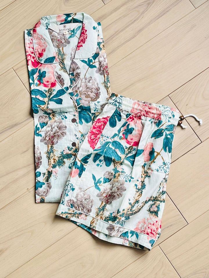 Floral Short Pajama Set