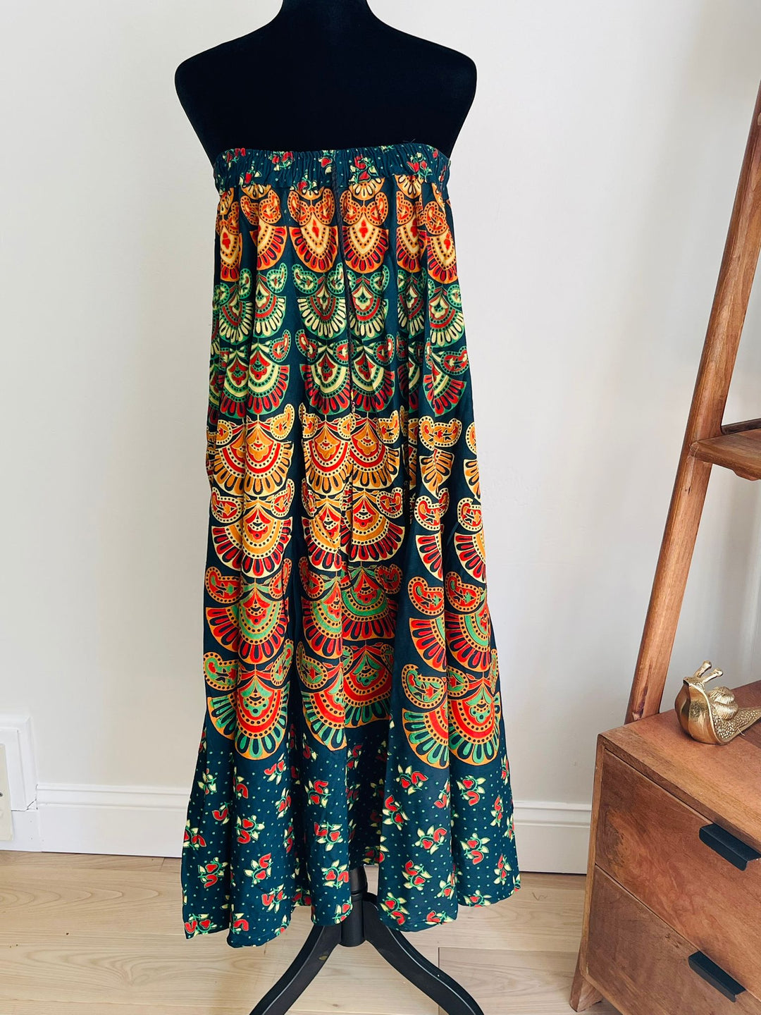 Hand Block Print Long Cotton Skirt