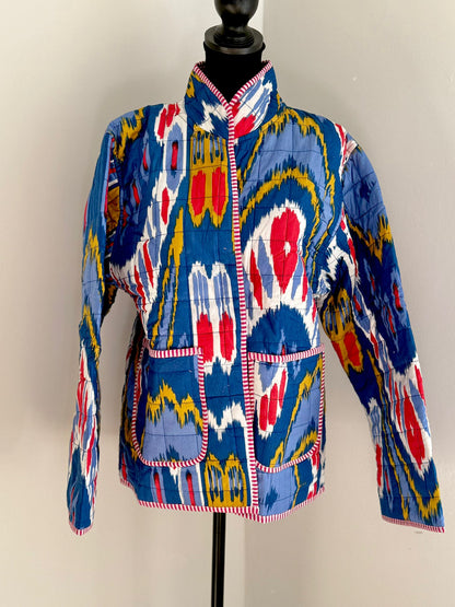 Ikat Dream Quilted Jacket
