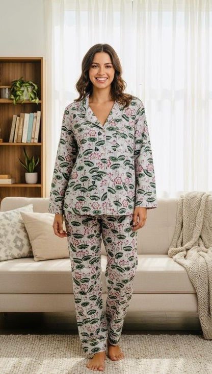 Garden Groove Pajama Set