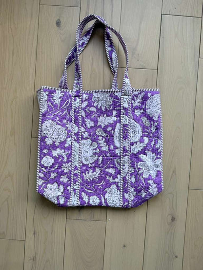 Purple Leaf Tote