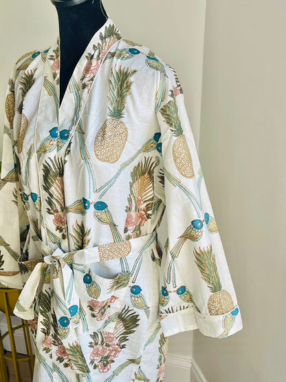 100% Cotton Kimono Robe