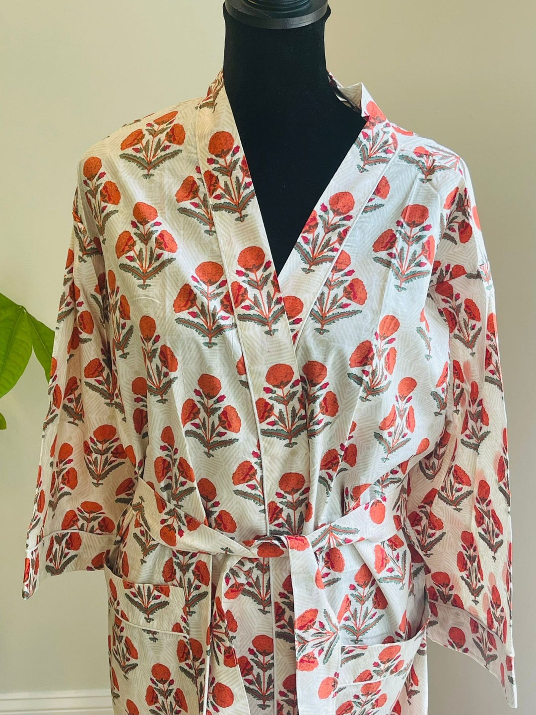 100% Cotton Kimono Robe