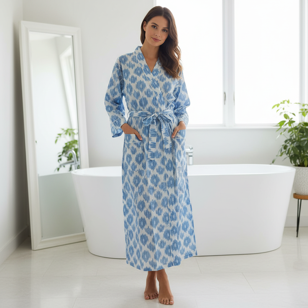 100% Cotton Kimono Robe