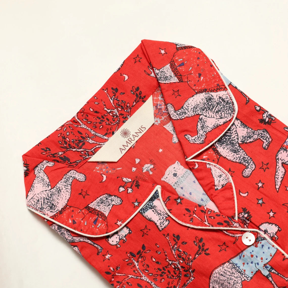 Long PJ Set - Red