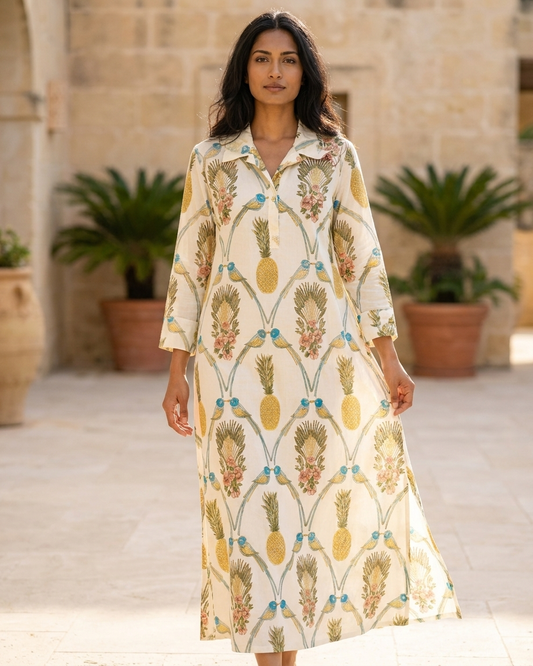 Fruity Trail Midi Dress