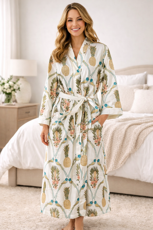 100% Cotton Kimono Robe